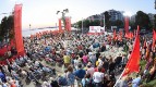 Предвыборный митинг Коммунистической партии Греции (КПГ) в Салониках